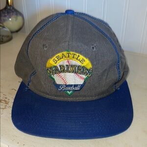 Vintage “The Game” MLB Seattle Mariners Baseball SnapBack Cap